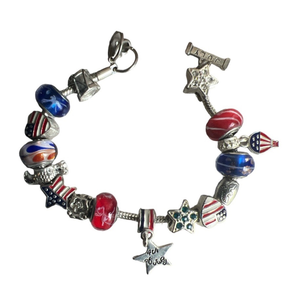 Danbury Mint Charm Bracelet - July